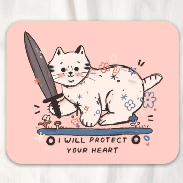 Tender Ghost 'I Will Protect Your Heart' Vinyl Sticker