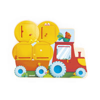 *NEW* Janod Farm Flip-And-Find Tractor Puzzle