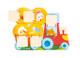 *NEW* Janod Farm Flip-And-Find Tractor Puzzle
