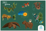 Exclusive Jungle Gems Vinyl Sticker Sheet