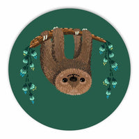 Exclusive Jungle Gems Sloth Vinyl Sticker