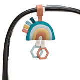 Itzy Ritzy Jingle Attachable Travel Toy - Rainbow