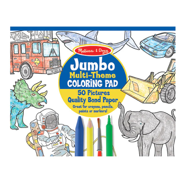 Melissa & Doug Jumbo Coloring Pad - Multi-Theme