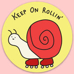 Tender Ghost 'Keep On Rollin' Vinyl Sticker