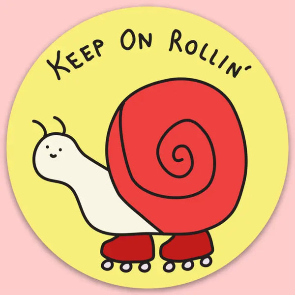 Tender Ghost 'Keep On Rollin' Vinyl Sticker