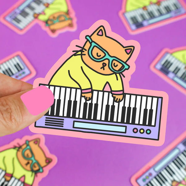 *NEW* Turtle's Soup Keyboard Cat Vinyl Sticker