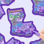 *NEW* Turtle's Soup Louisiana State Vinyl Sticker