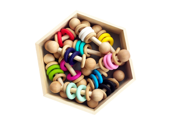 *NEW* Legacy Silicone & Wood Rattle