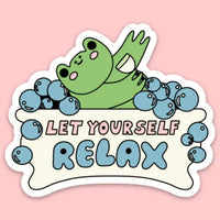 Tender Ghost 'Let Yourself Relax' Vinyl Sticker
