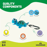 *NEW* Wildlight Animal Carabiner Flashlight - Blue Turtle