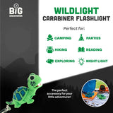 *NEW* Wildlight Animal Carabiner Flashlight - Green Turtle