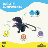 *NEW* Wildlight Animal Carabiner Flashlight - Black Labrador Dog