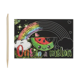 Ooly Scratch & Scribble Mini Scratch Art Kit - Lil' Juicy