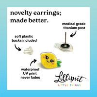 Lilliput Little Things Earrings - Watermelons