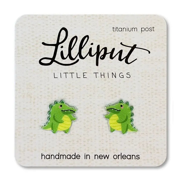 Lilliput Little Things Earrings - Alligators
