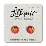 Lilliput Little Things Earrings - Basketballs