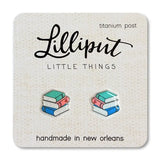 *COMING SOON* Lilliput Little Things Earrings - Book Stacks