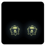 *COMING SOON* Lilliput Little Things Earrings - Cauldrons (Glow in the Dark)