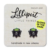 *COMING SOON* Lilliput Little Things Earrings - Cauldrons (Glow in the Dark)