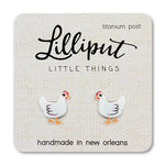 Lilliput Little Things Earrings - Chickens