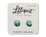 Lilliput Little Things Earrings - Planet Earth