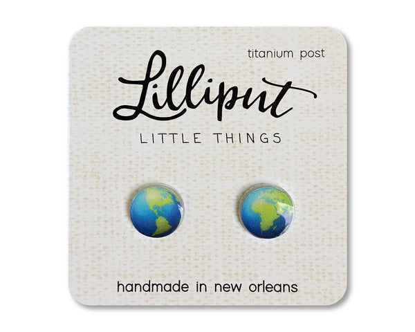 Lilliput Little Things Earrings - Planet Earth