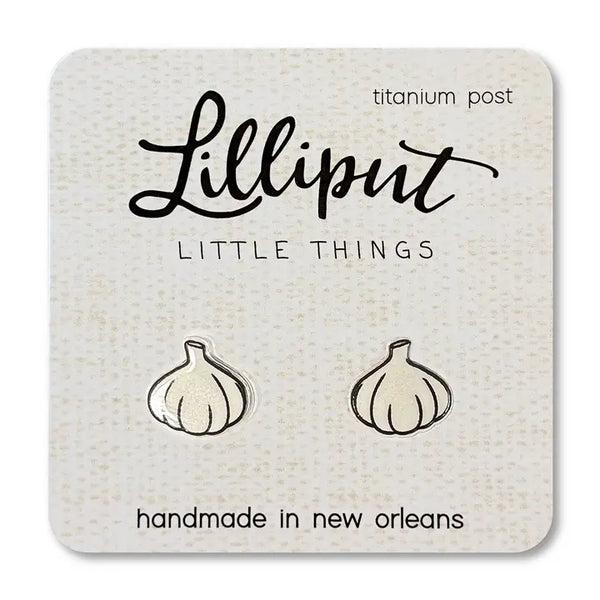 Lilliput Little Things Earrings - Garlic