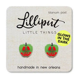 *COMING SOON* Lilliput Little Things Earrings - Poison Apples (Glow in the Dark)