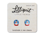 Lilliput Little Things Earrings - Snow Globes