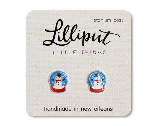 Lilliput Little Things Earrings - Snow Globes
