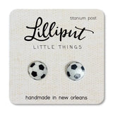 *COMING SOON* Lilliput Little Things Earrings - Soccer Balls