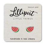 Lilliput Little Things Earrings - Watermelons