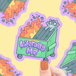 *NEW* Turtle's Soup 'Literally Me' Dumpster Fire Vinyl Sticker