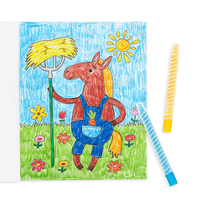 Ooly Color-in' Book - Little Farm Friends