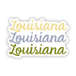 Big Moods 'Louisiana' Script Vinyl Sticker