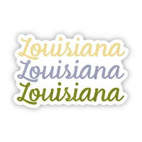 Big Moods 'Louisiana' Script Vinyl Sticker