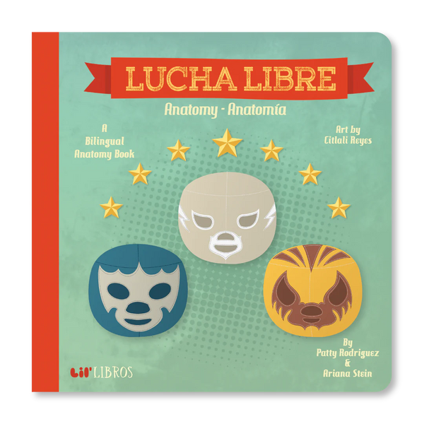 *NEW* Lil' Libros 'Lucha Libre: Anatomy' Board Book