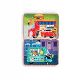 *NEW* Mudpuppy Magnetic Build-It Tin: Food Truck Festival
