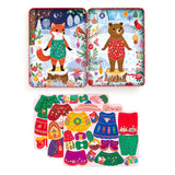 *COMING SOON* Mudpuppy Magnetic Dress-Up Tin: Merry Woodland