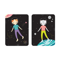 *NEW* Mudpuppy Magnetic Dress-Up Tin: Space Cat