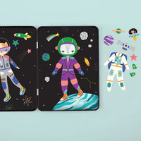 *NEW* Mudpuppy Magnetic Dress-Up Tin: Space Cat