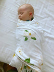 Little Hometown Muslin Swaddle Blanket - Southern Magnolia