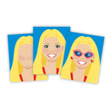 Melissa & Doug Make a Face Sticker Pad - Fashion Faces