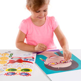Melissa & Doug Make a Face Sticker Pad - Fashion Faces