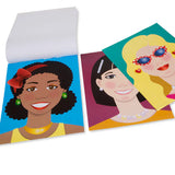 Melissa & Doug Make a Face Sticker Pad - Fashion Faces
