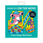 *NEW* Mudpuppy Color Magic Bath Book: Marine Life On the Move