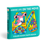 *NEW* Mudpuppy Color Magic Bath Book: Marine Life On the Move