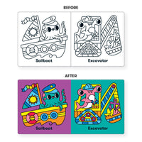 *NEW* Mudpuppy Color Magic Bath Book: Marine Life On the Move