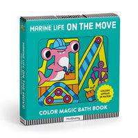 *NEW* Mudpuppy Color Magic Bath Book: Marine Life On the Move