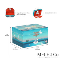 *NEW* Mele & Co Musical Ballerina Swan Lake Jewelry Box